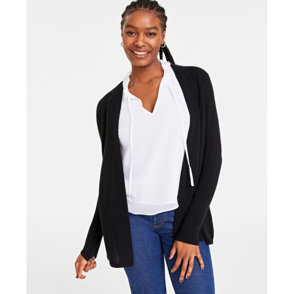 Charter Club Women's 100% Cashmere Duster Sweater, Regular & Petites